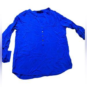 Apt. 9 Women’s Vibrant Blue Casual Shirt